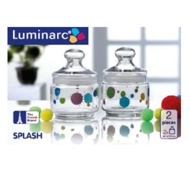 Luminarc  2 Pc Jar Set 0.5L (Splash)