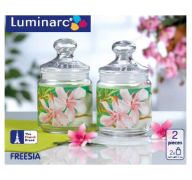 Luminarc 2 pc Jar Set 0.75 L (Freesia)