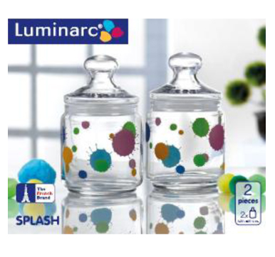 Luminarc 2 Pc Jar Set 0.75L (Splash)