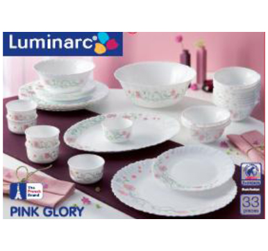 Luminarc Pink Glory-21 piece