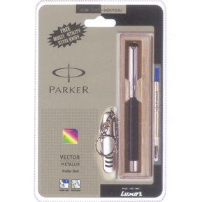Parker Vector Metallix Roller Ball Pen + Swiss Knife