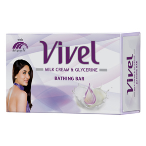 Vivel Milk Cream and Glycerine bathing bar