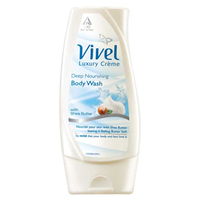 Vivel Body Wash Shea Butter Bottle