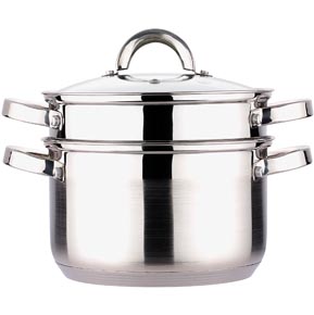 Kaiserhoff Cook & Serve Pot with Steamer