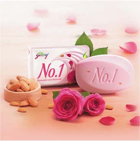 Godrej No1 Rosewater & Almonds Soap
