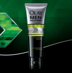 Olay Men Solution Refreshing Energy Oil Control Cleanser