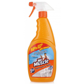 Mr Muscle 5 in 1 Bathroom & Toilet Cleaner with Anti-Bacterial Action